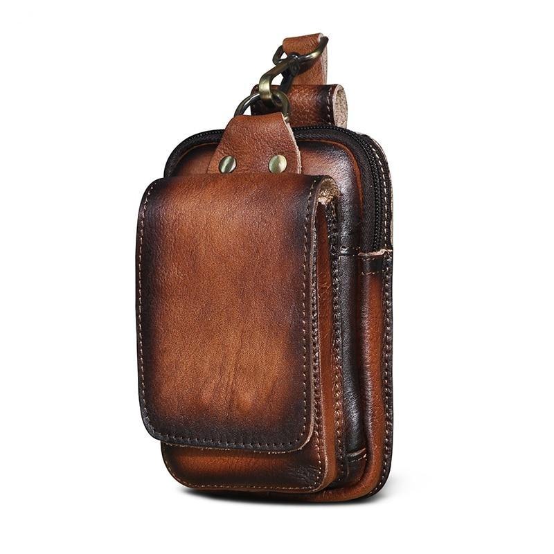 Floroux - Sac banane en cuir premium pour homme