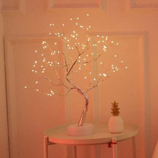 BrightTree Lampe de table - Élégante lampe de table Bonsai pour des espaces accueillants et enfants