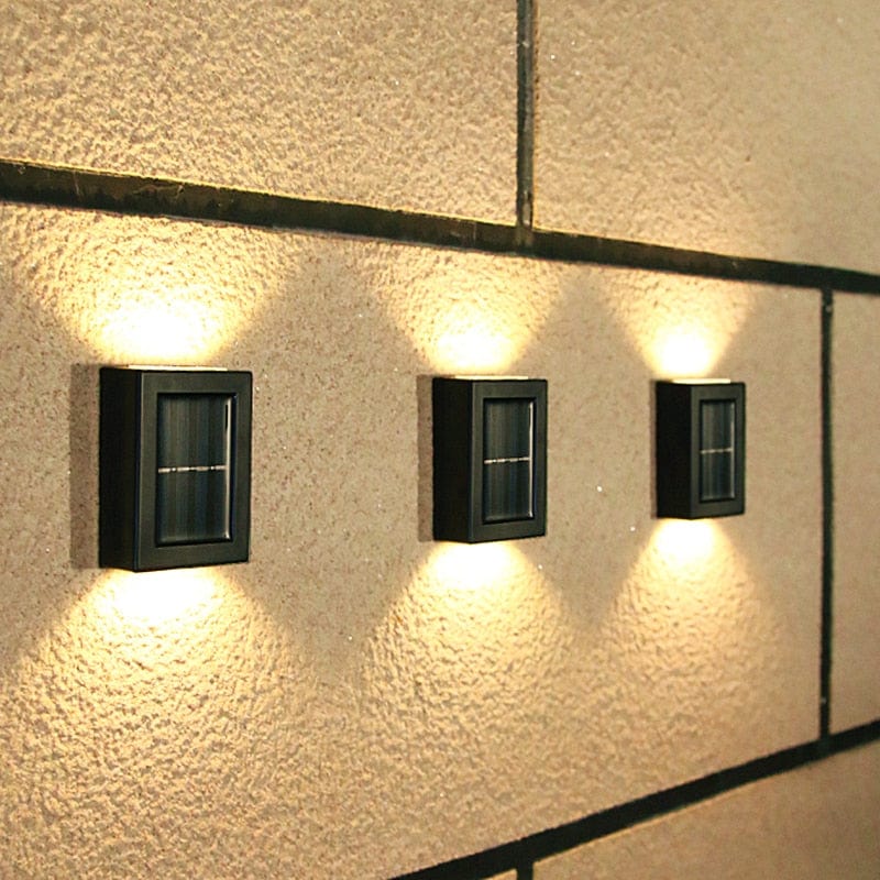 Floroux – Applique murale extérieure solaire pour un éclairage de terrasse sans effort