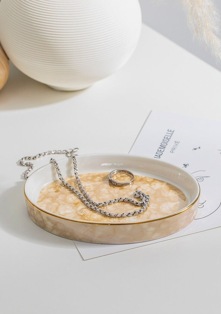 Savonnière "Julia" en céramique et porcelaine