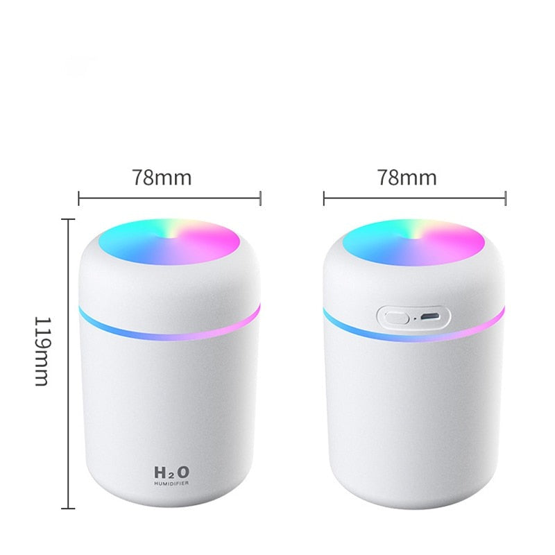 AquaMist Humidificateur - Éclairage Coloré pour Ambiance