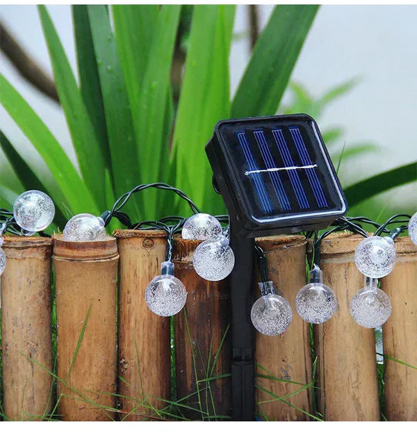 TwinkleGlow - Luminaire de lumière solaire envoûtante pour l'extérieur