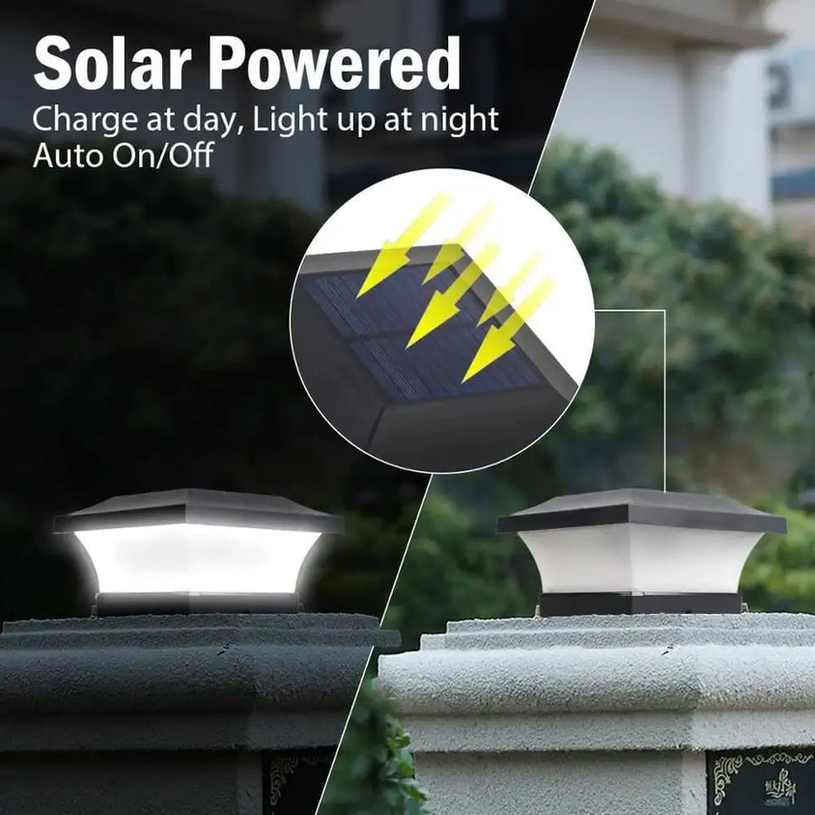 Floroux Short Light | Lampadaire solaire pour l'extérieur