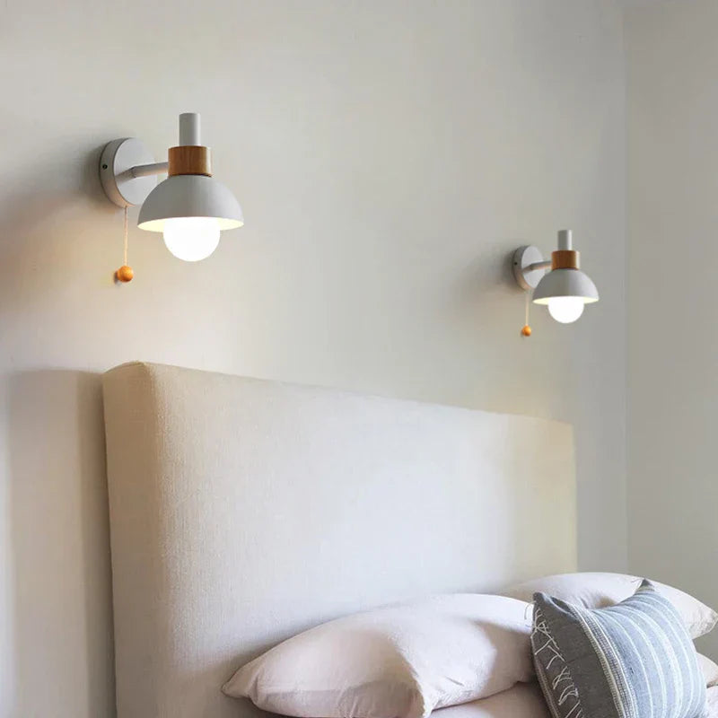 Lampe murale Macaron rose