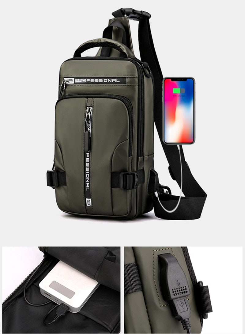 CityTrek Bag - Sac Bandoulière Oxford Étanche Élégant