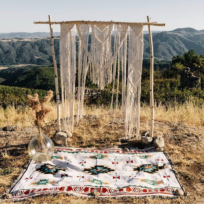 Couverture de lancer d'extérieur - Tapis de voyage