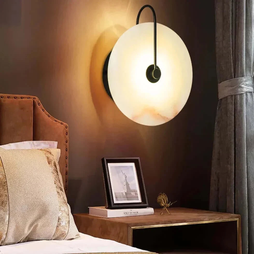 Applique en marbre luxueuse - élégance intemporelle pour les petits espaces
