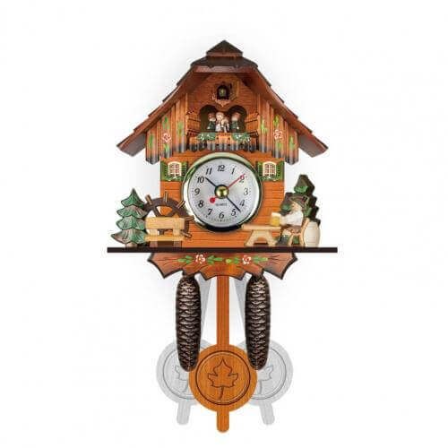 Horloge à coucou rétro - 8 styles différents