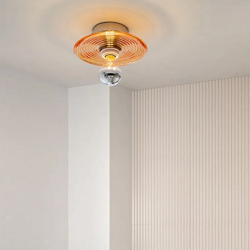 Floroux appliques murales en verre LED