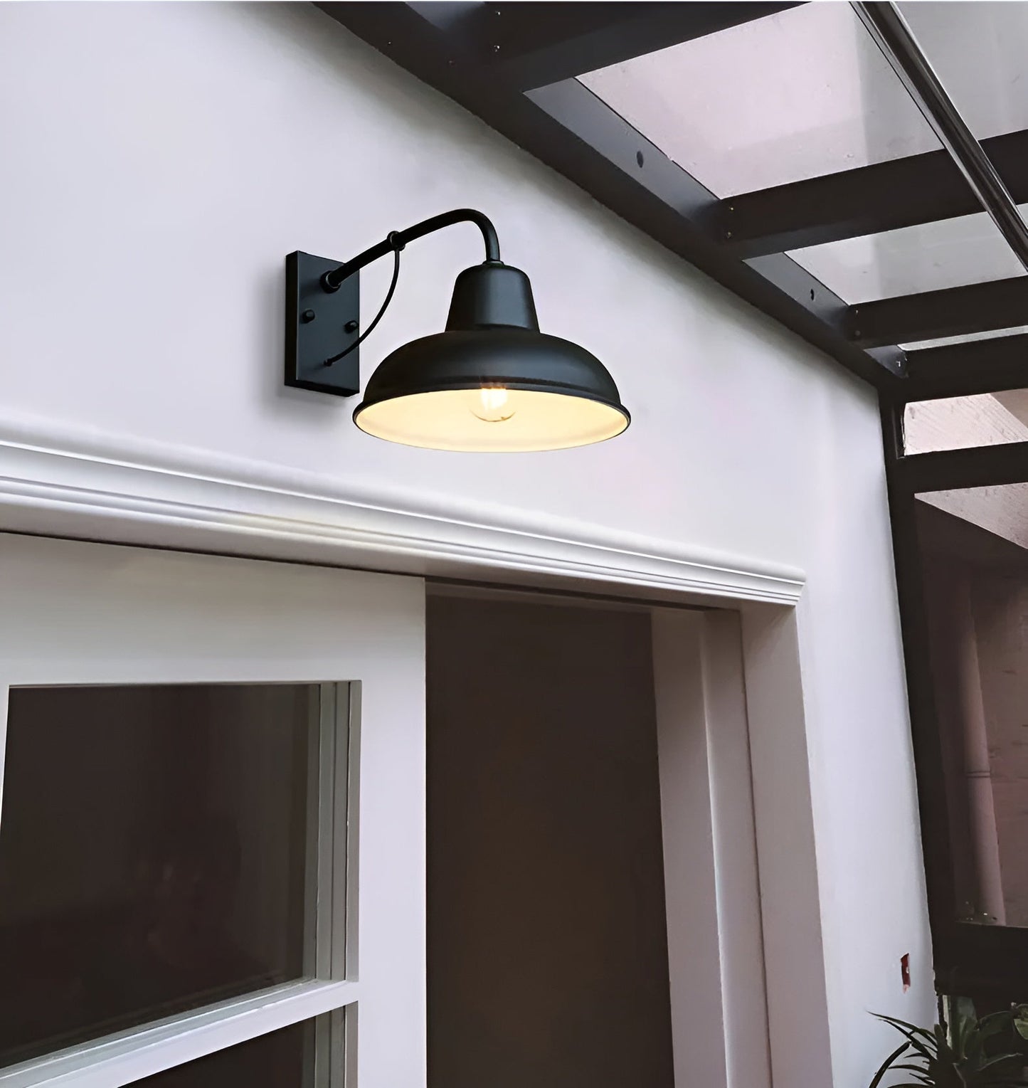Lumière de grange vintage antique