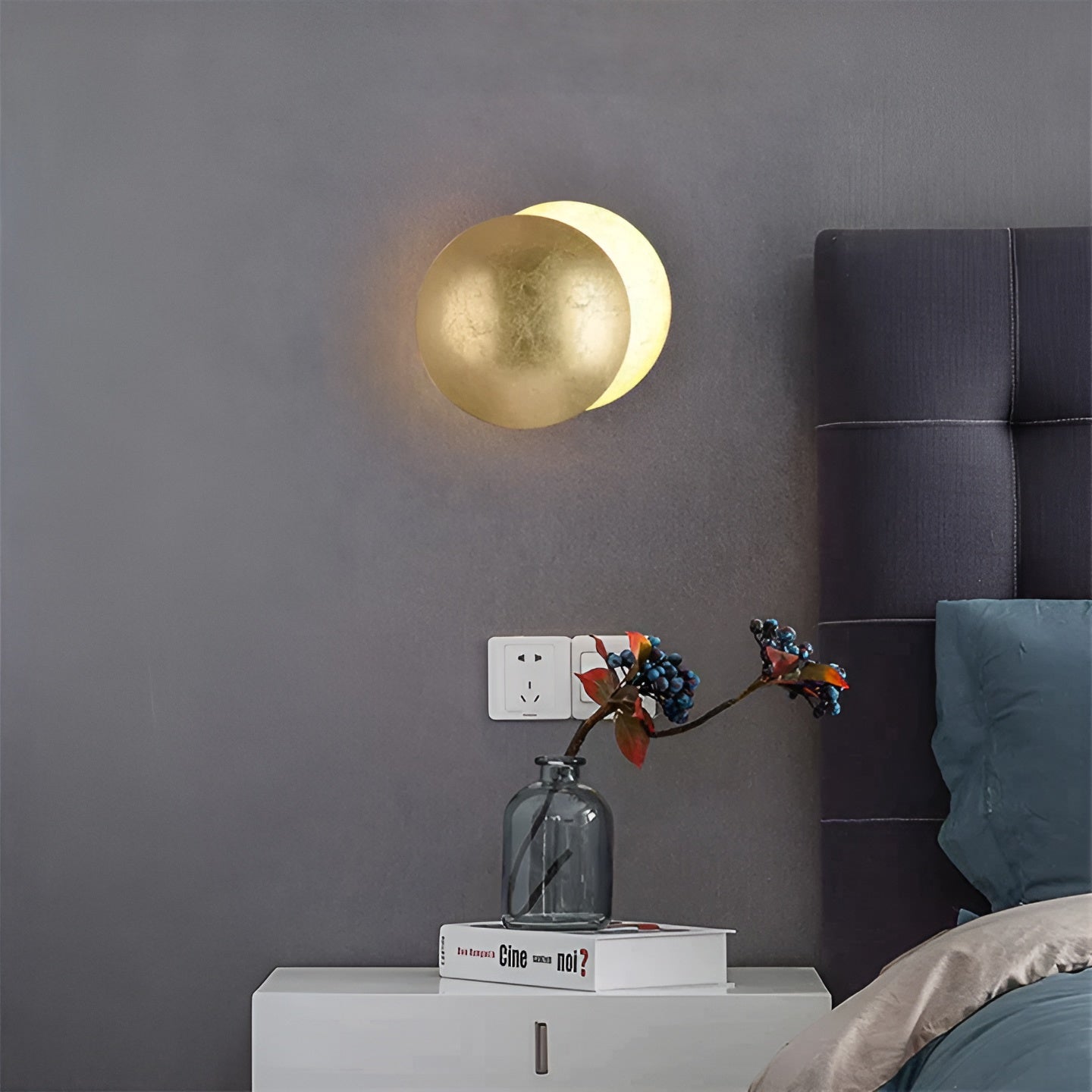 Floroux - Applique LED avec fonction de rotation à 360°