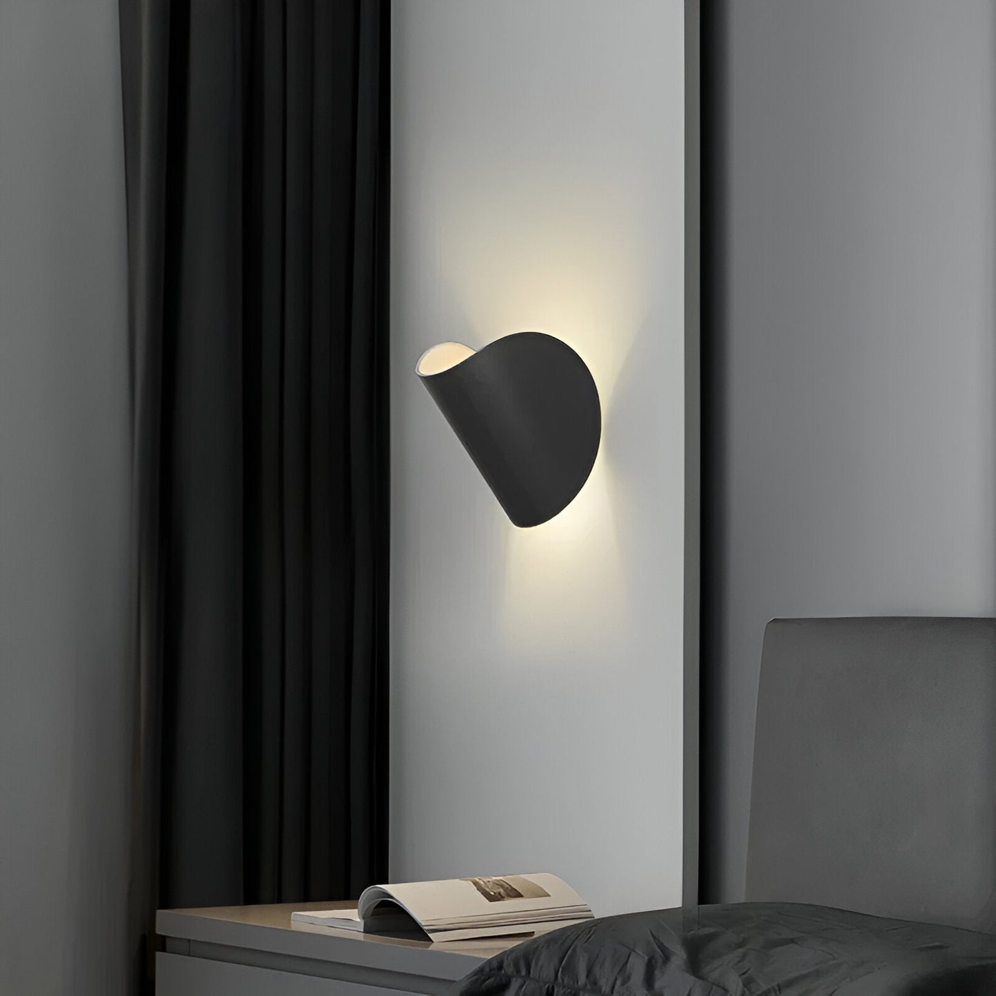 Floroux LED Wall Sconce | Rotating Metal Wall Lamp | Modern Design | Ambient Light and Illumination