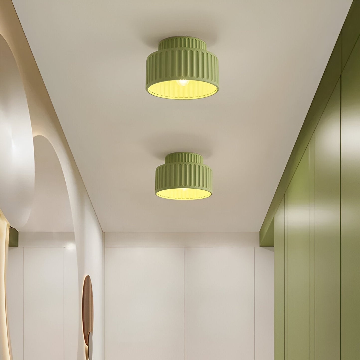 Applique Floroux en résine blanche – Élégance médiévale pour votre maison
