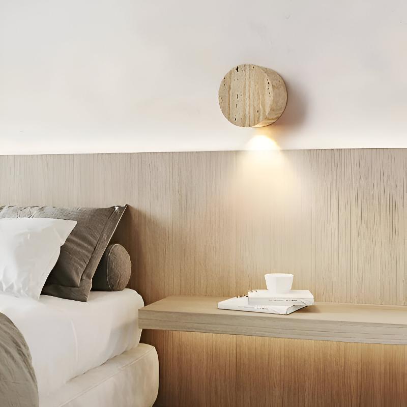 Floroux - Applique murale élégante en marbre avec lumière chaude pour tout foyer