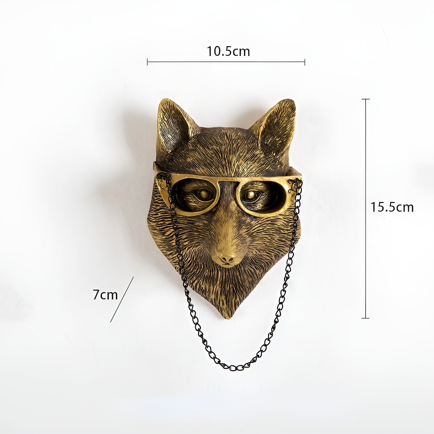 Floroux Crochet Wall Head | Multifunctional Wall Storage and Decoration | Animal Head Design