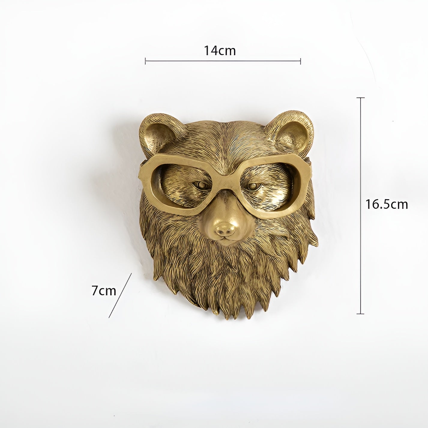 Floroux Crochet Wall Head | Multifunctional Wall Storage and Decoration | Animal Head Design