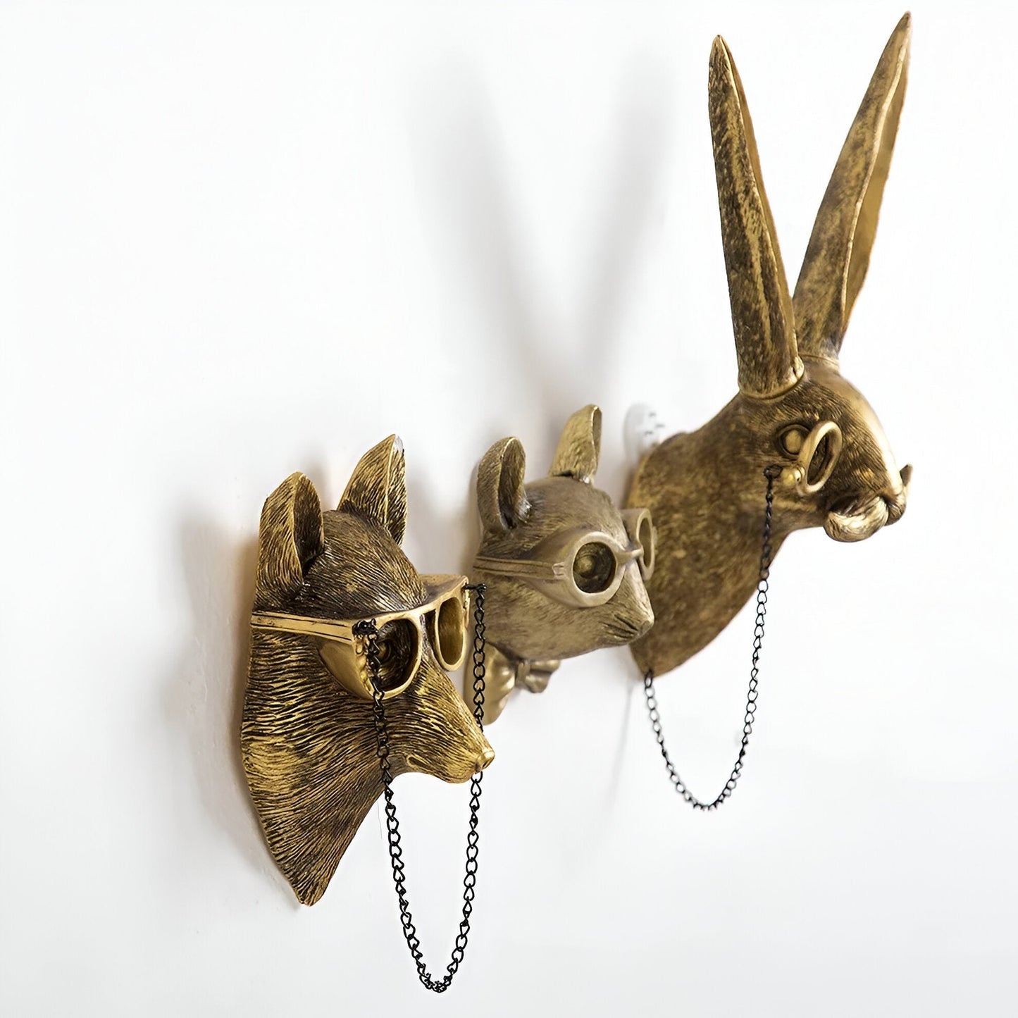 Floroux Crochet Wall Head | Multifunctional Wall Storage and Decoration | Animal Head Design