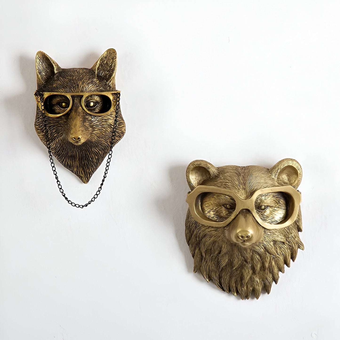 Floroux Crochet Wall Head | Multifunctional Wall Storage and Decoration | Animal Head Design