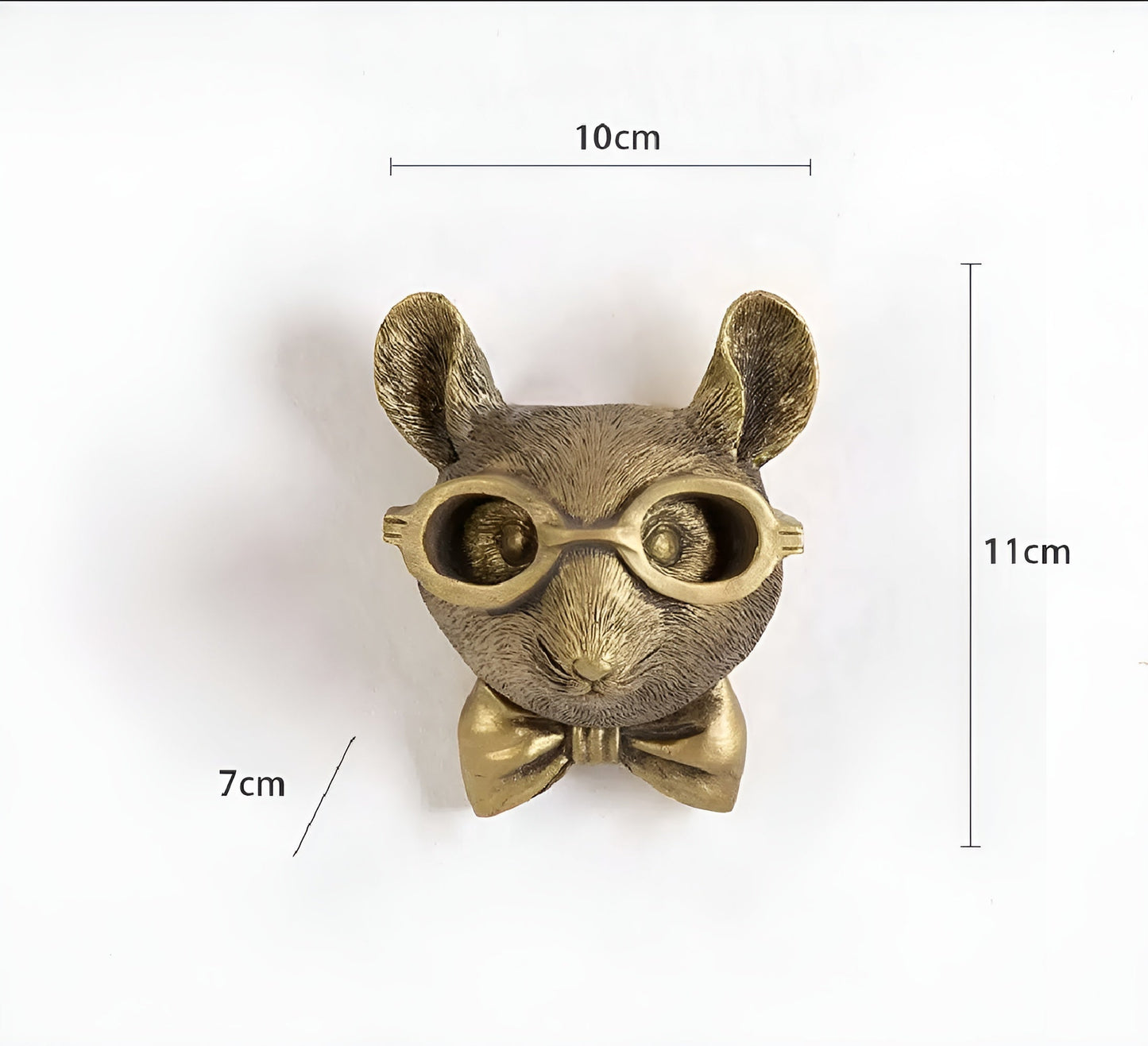 Floroux Crochet Wall Head | Multifunctional Wall Storage and Decoration | Animal Head Design