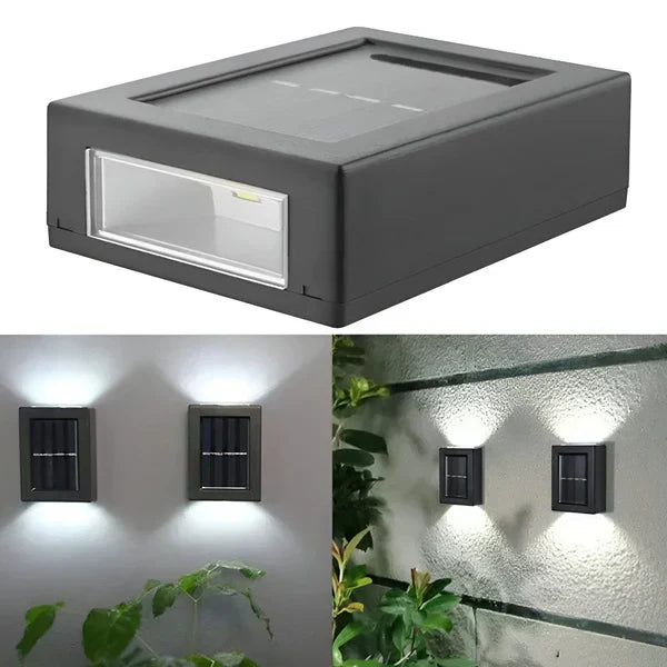 Floroux | Lampe extérieure solaire avec deux faisceaux