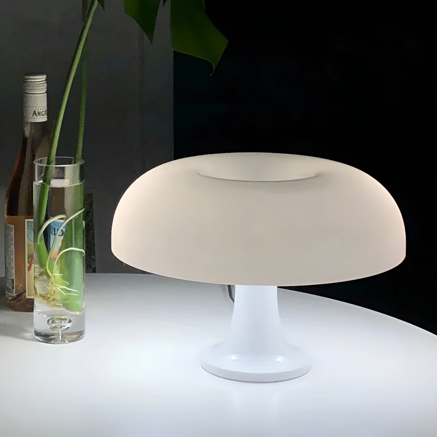 Lampe de table à LED sans fil en forme de champignon rétro