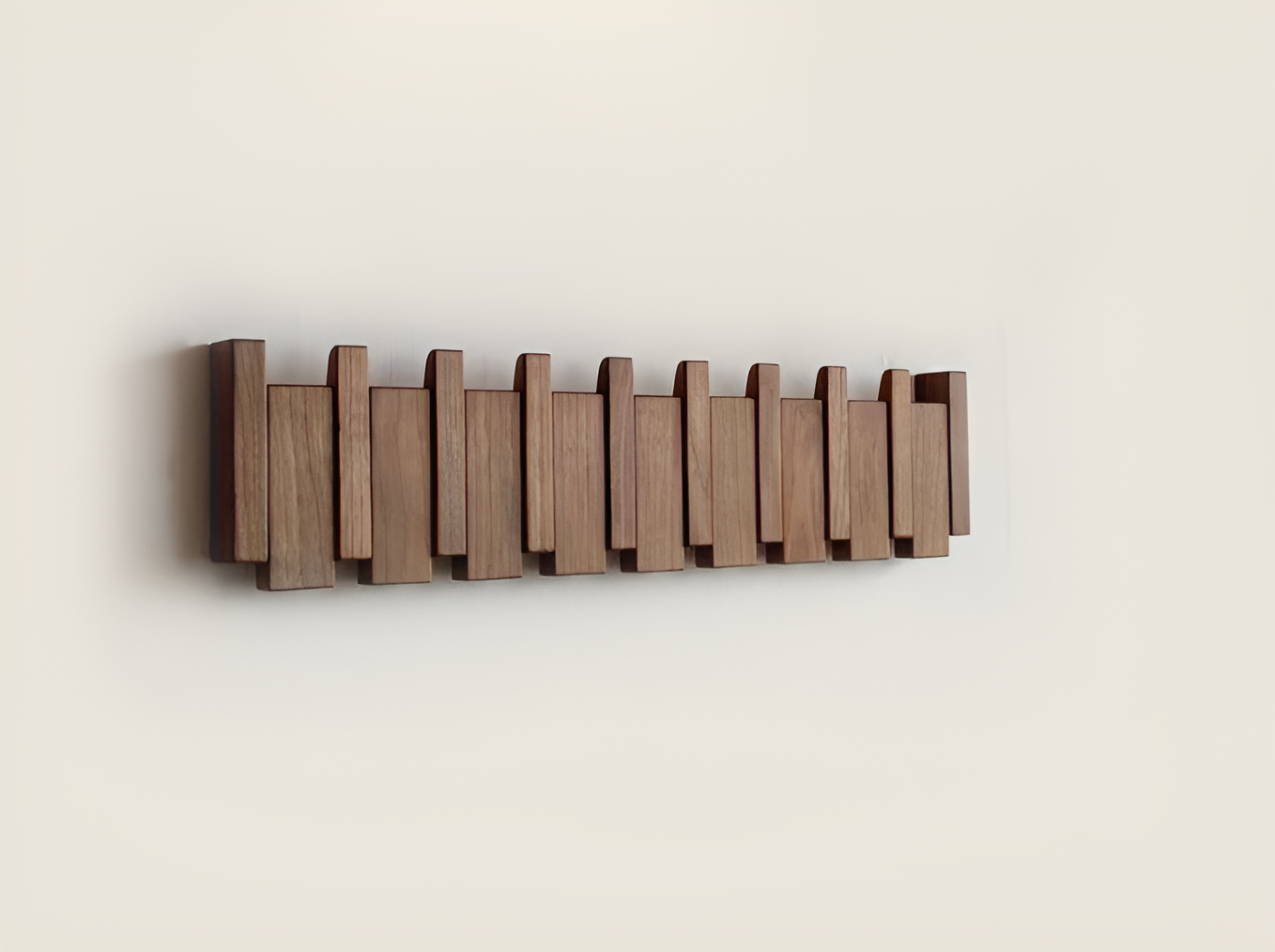 Floroux | Étagère murale élégante pour touches de piano