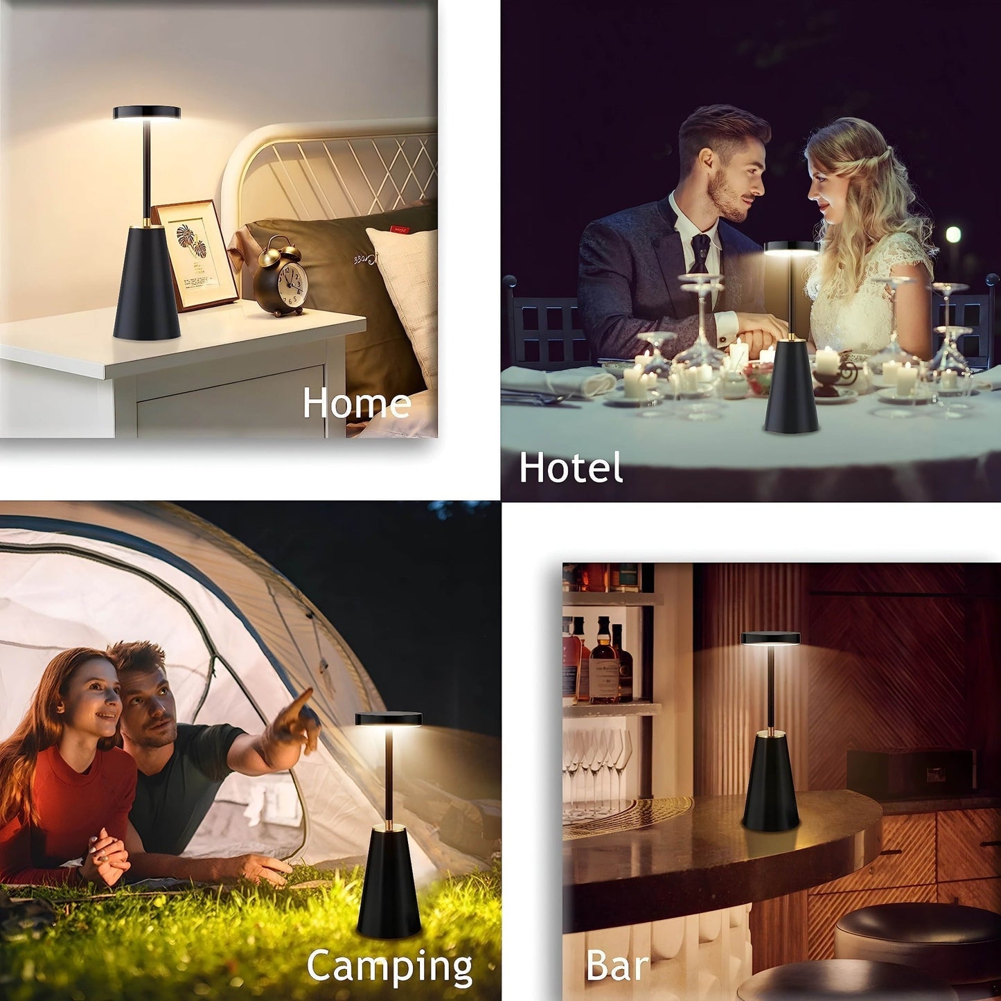 LUX Lampe de table sans fil, Atmosphère moderne