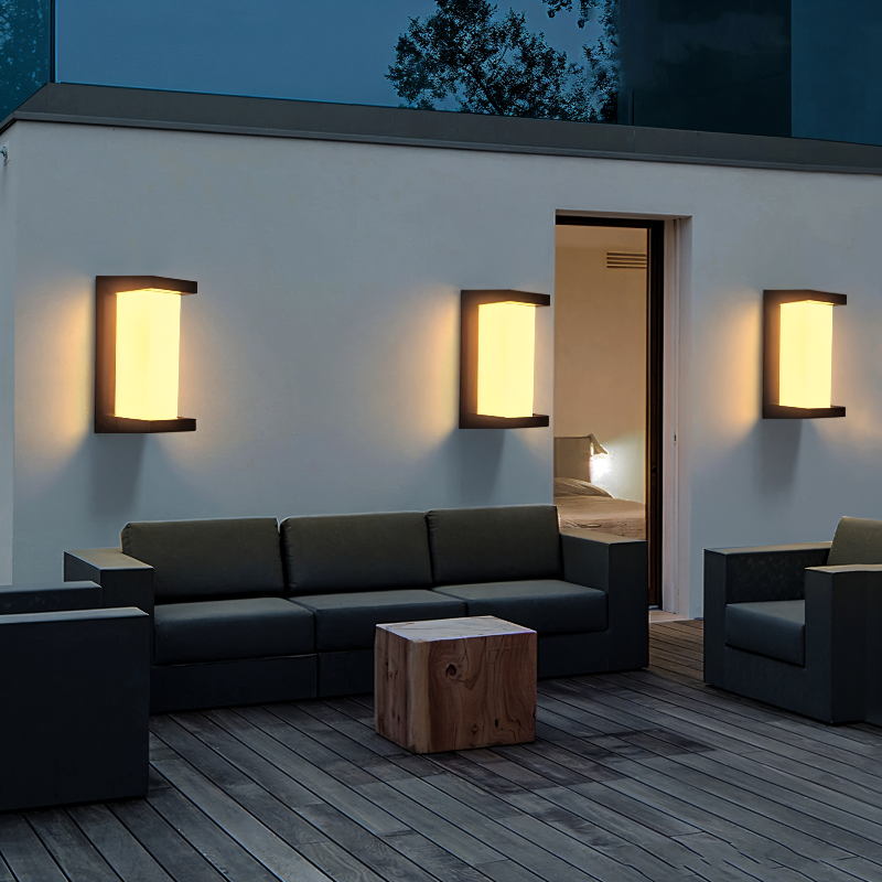 Floroux | Applique LED étanche avec capteur de mouvement pour l'extérieur