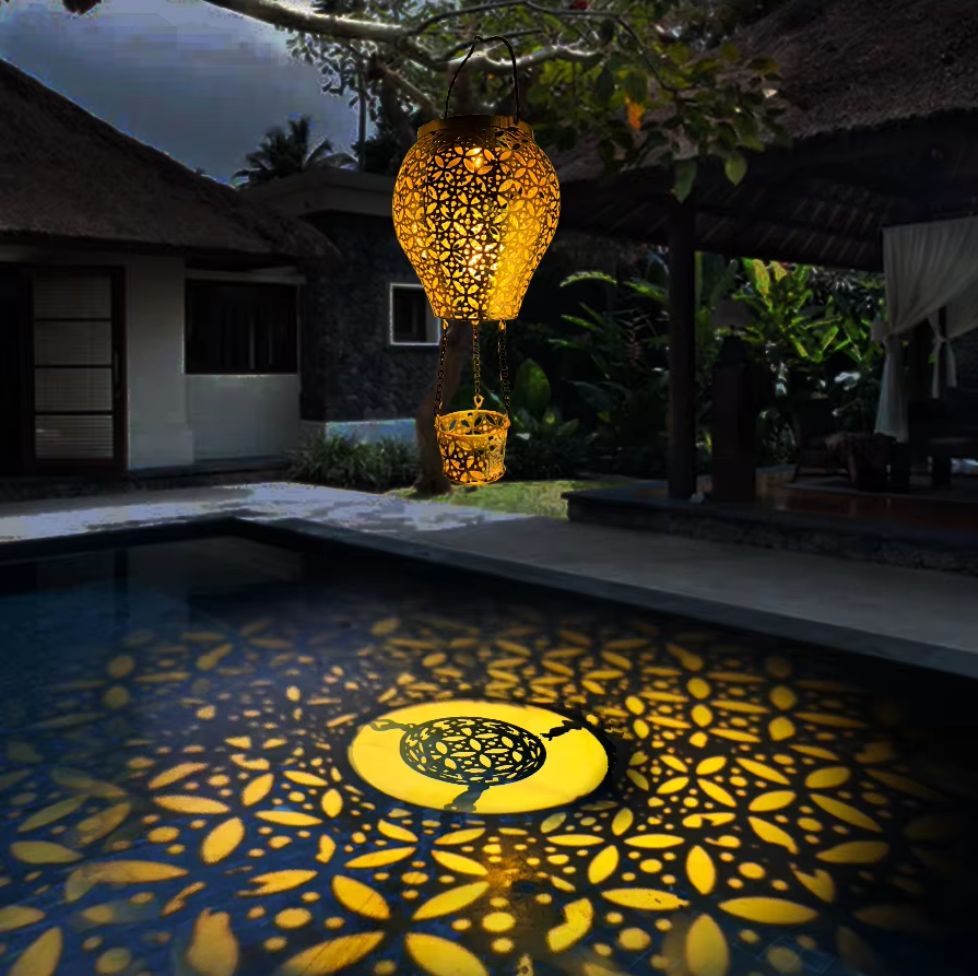 HotBalloon | Décoration lumineuse de jardin magique alimentée par énergie solaire