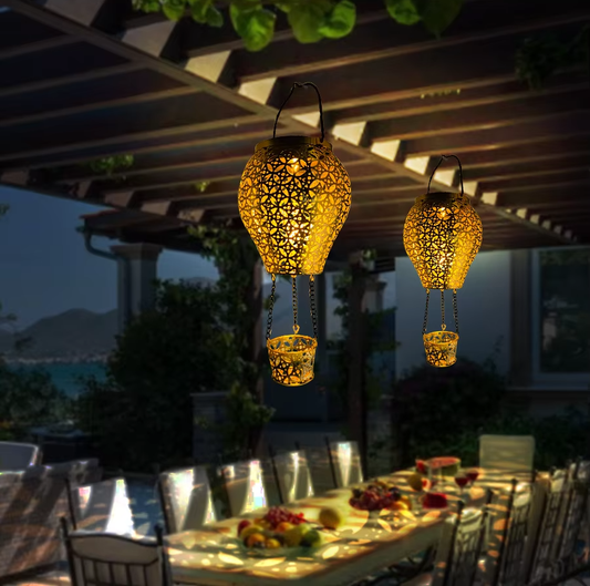 HotBalloon | Décoration lumineuse de jardin magique alimentée par énergie solaire