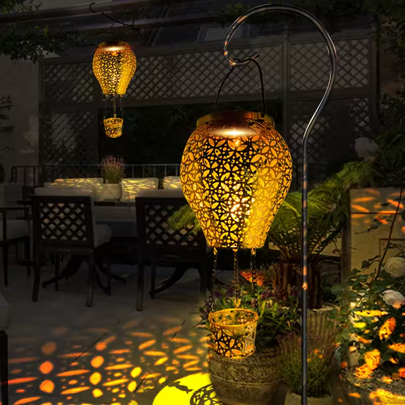 HotBalloon | Décoration lumineuse de jardin magique alimentée par énergie solaire