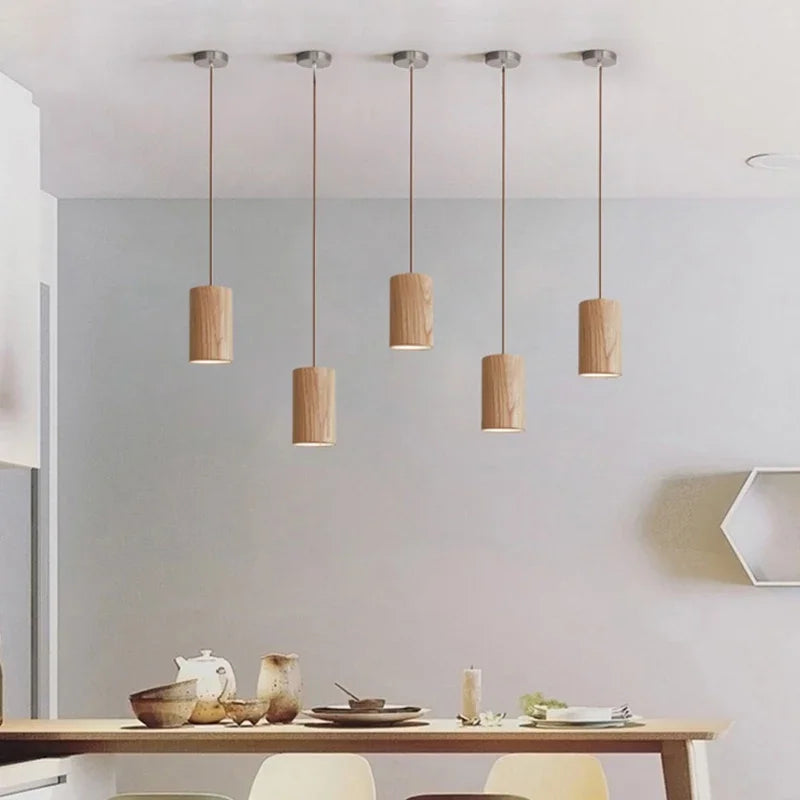 BorealLumi - Suspension en Bois Scandinave