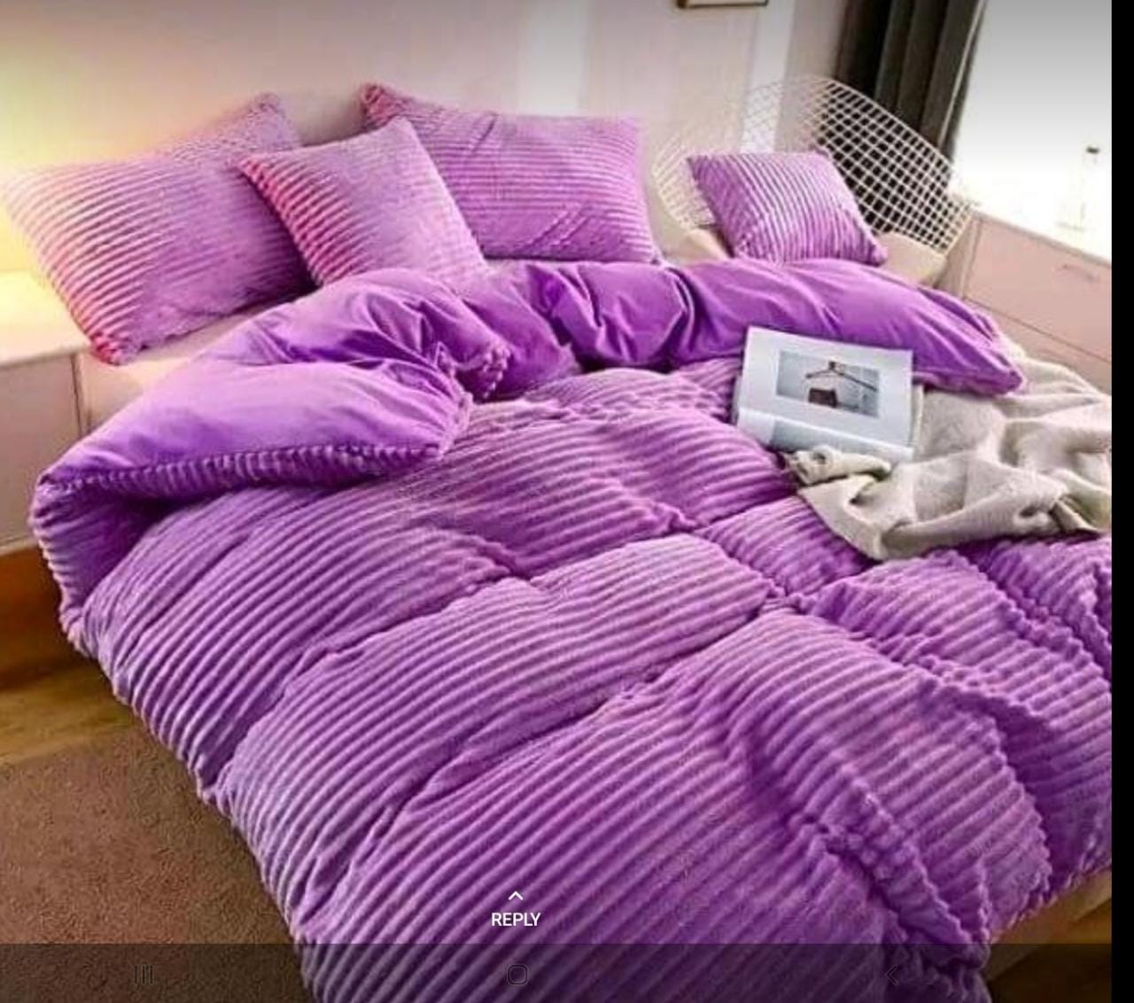 6*6 Ensemble de couette en velours