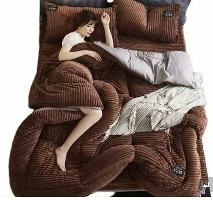 6*6 Ensemble de couette en velours