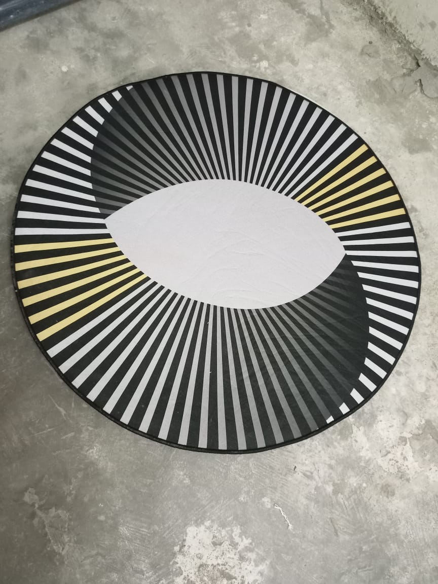Tapis ronds minimalistes modernes