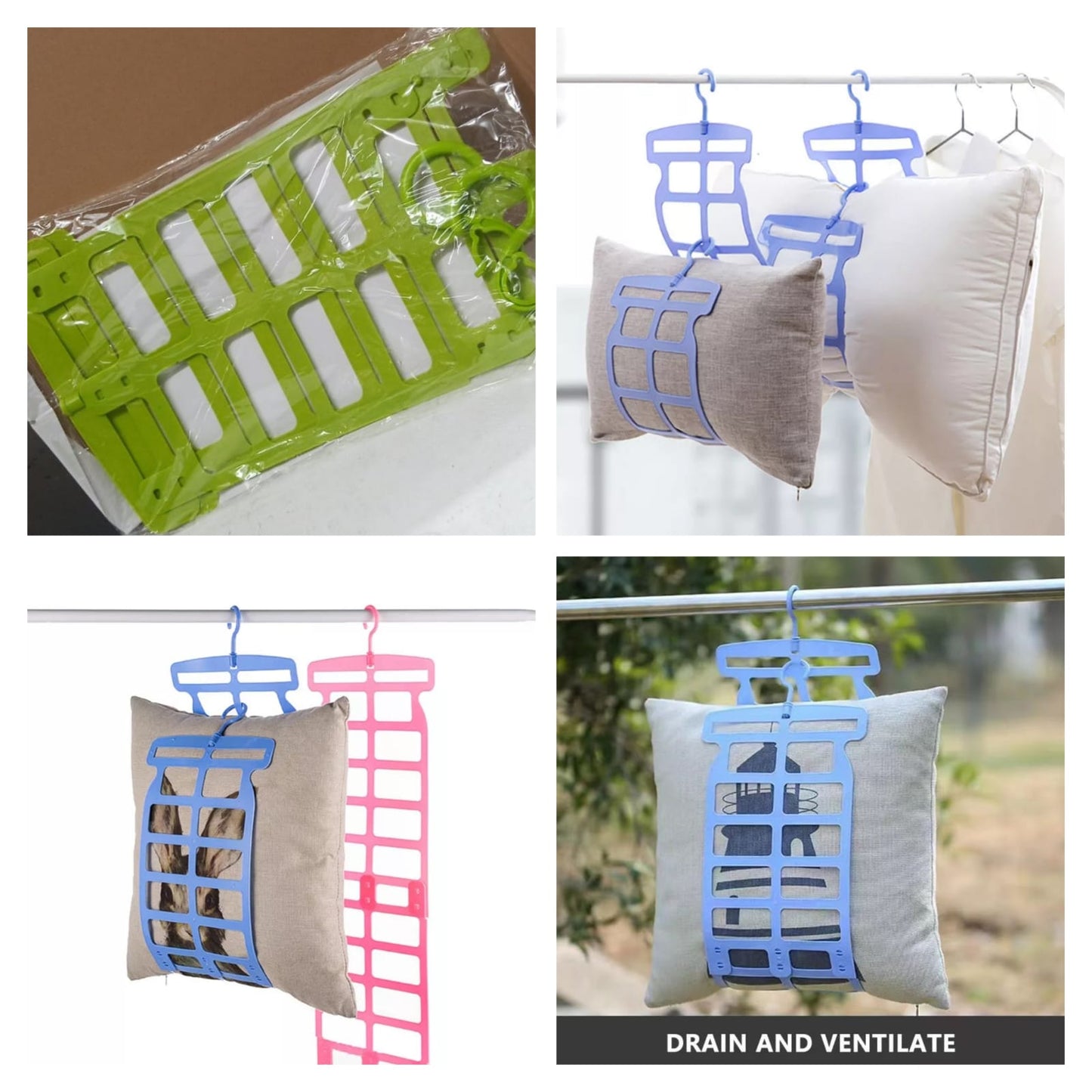 Porte-manteau de séchage pour coussins