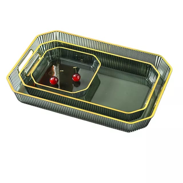 3Pcs Nordic Multifonctionnels Plateaux Décoratifs