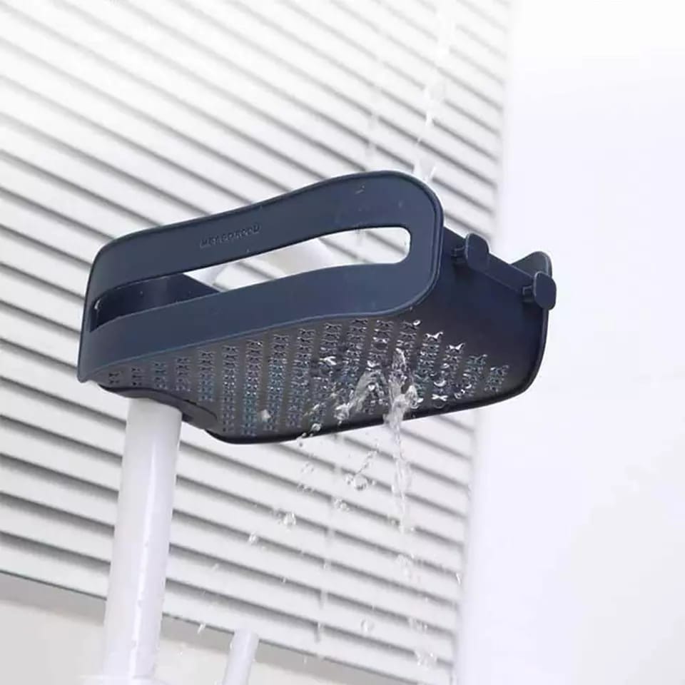 Porte-éponge de lavabo amovible pour robinet