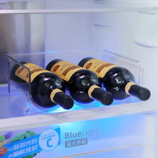 Triple Étagère à Bouteilles de Vin Empilable