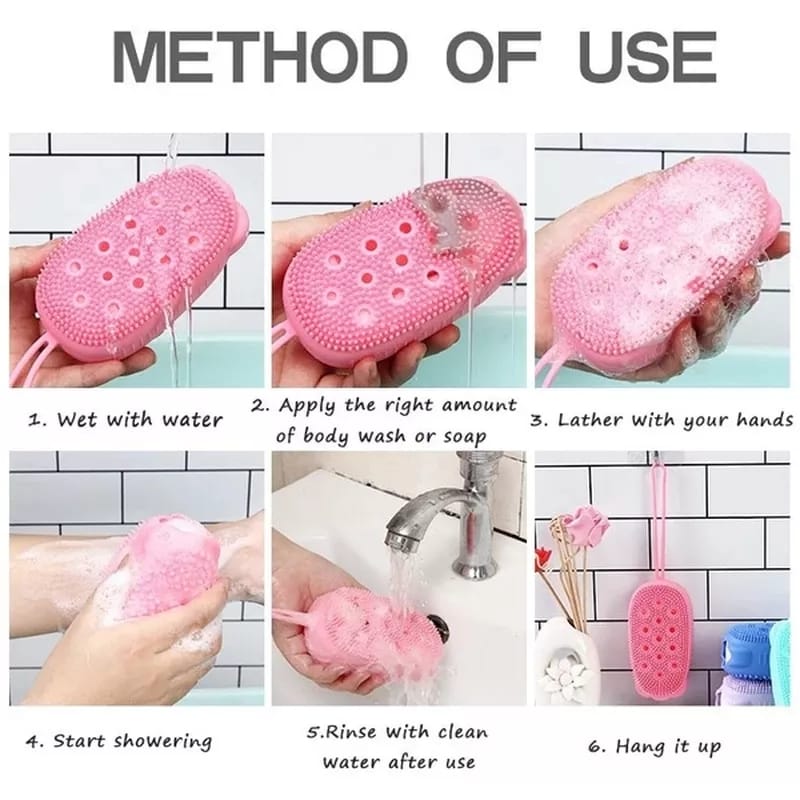 Brosse exfoliante double face