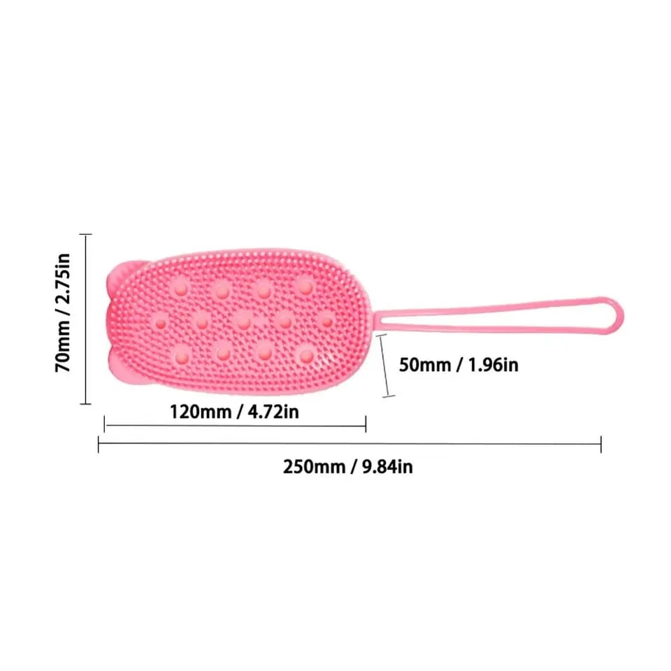 Brosse exfoliante double face