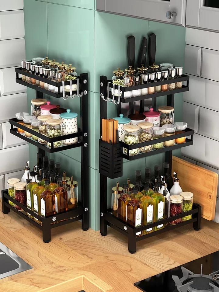 Rack de rangement à épices 3 niveaux