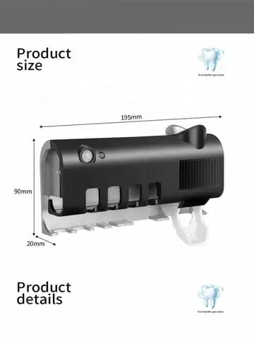 Distributeur de dentifrice automatique électrique avec UV
