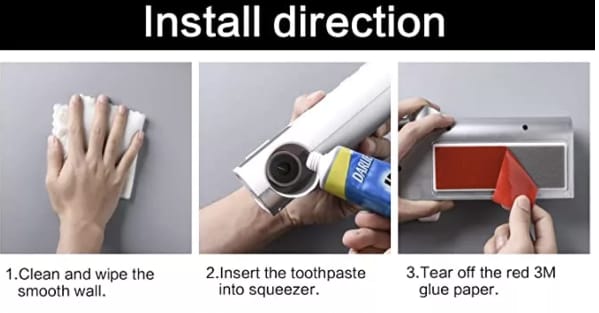Distributeur de dentifrice automatique électrique avec UV