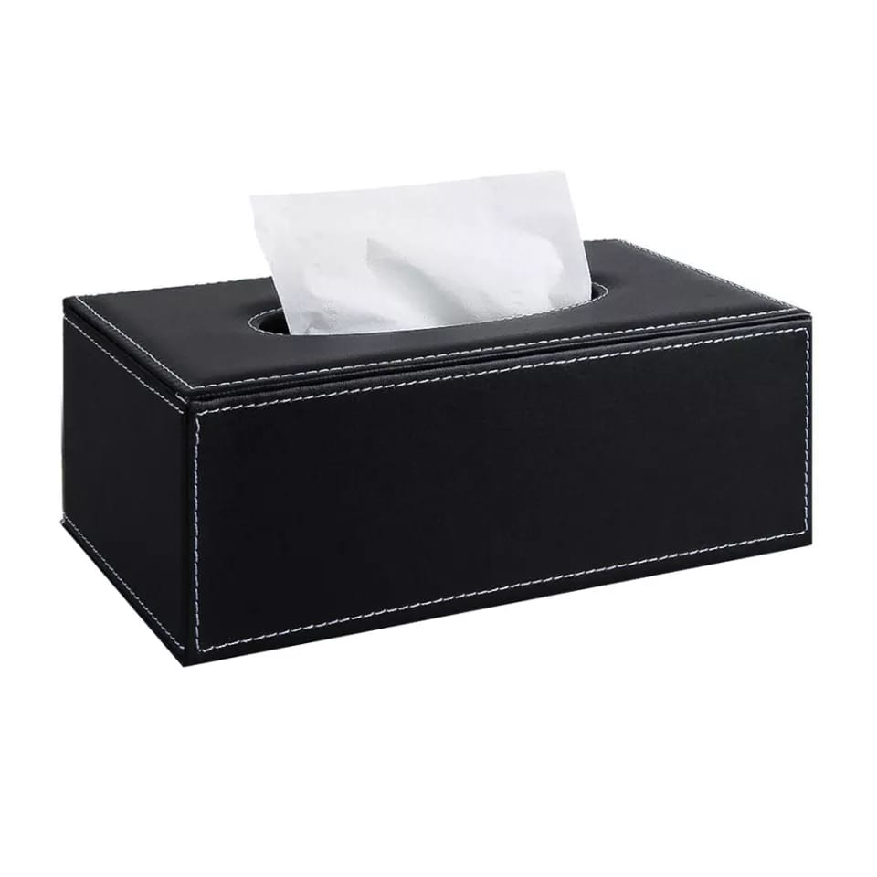 Porte-tissu en cuir