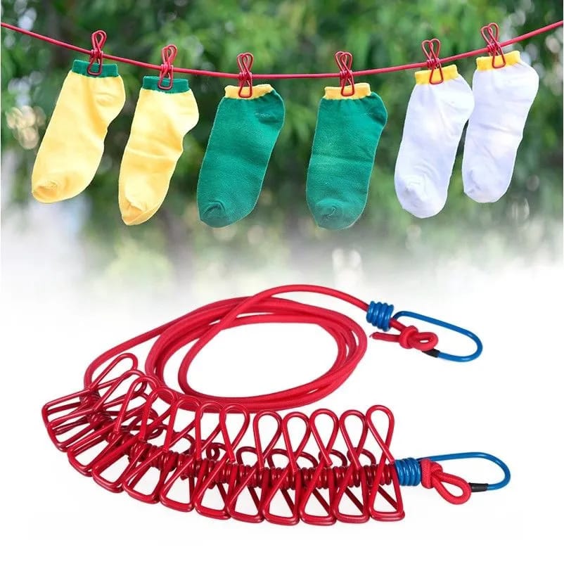 1.8M Corde à linge extérieure coupe-vent