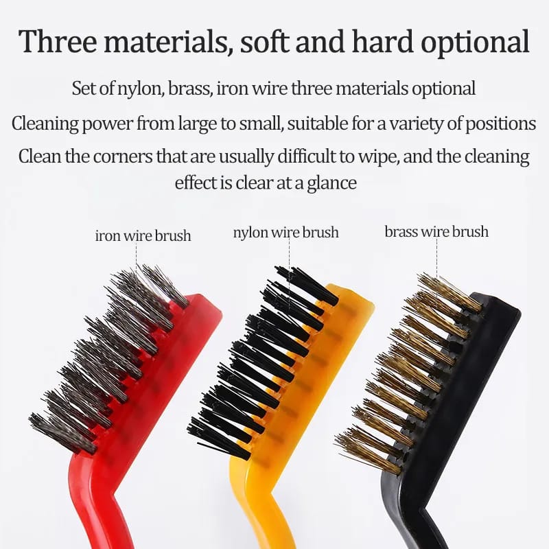 3Pcs brosses de nettoyage