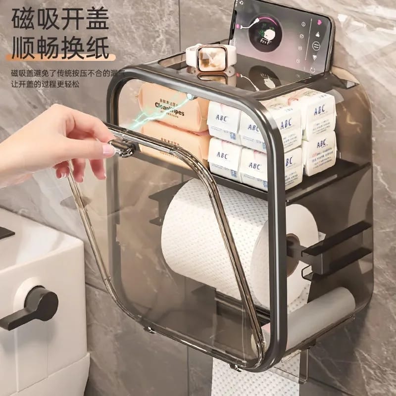 Boîte de rangement pour papier toilette