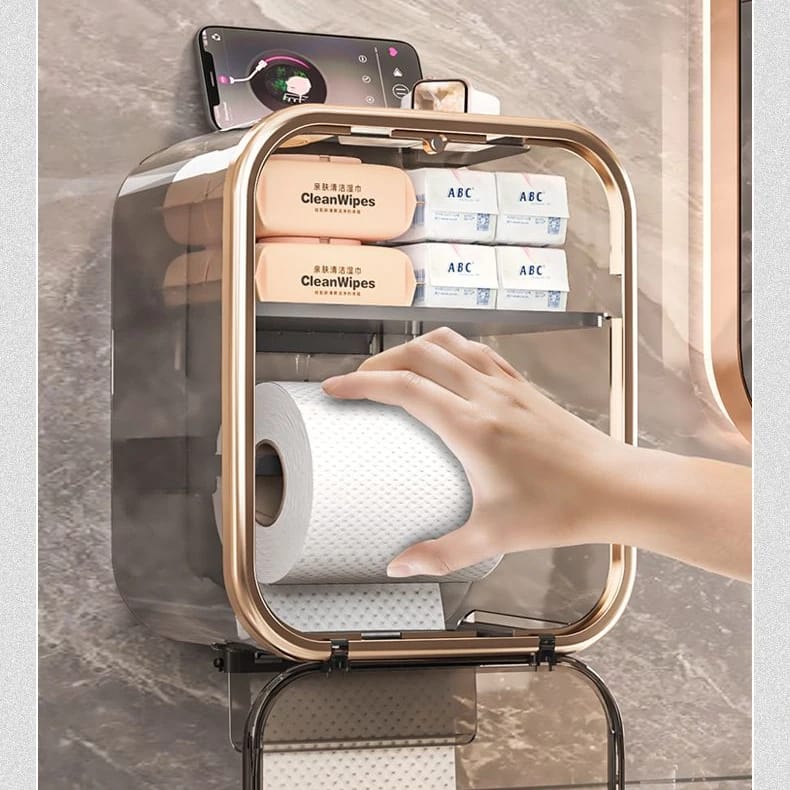 Boîte de rangement pour papier toilette