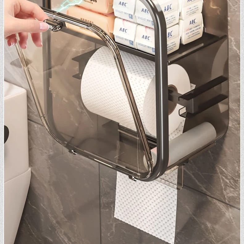 Boîte de rangement pour papier toilette
